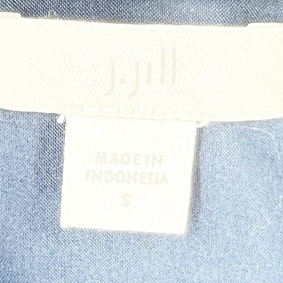 ✅ J. JILL NAVY OPEN FRONT CARDIGAN/BLAZER SIZE SMALL - Picture 7 of 7